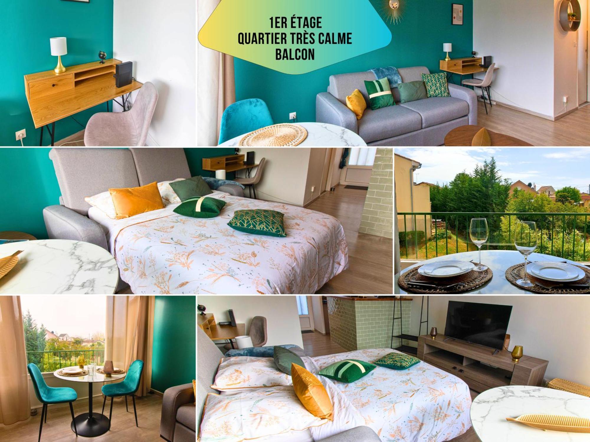 Le Pic'Vert - Free Parking - 400M Hospital - 15Min Train Station & Historic Center - Air Conditionner - Calm & Cosy Bergerac Exterior photo