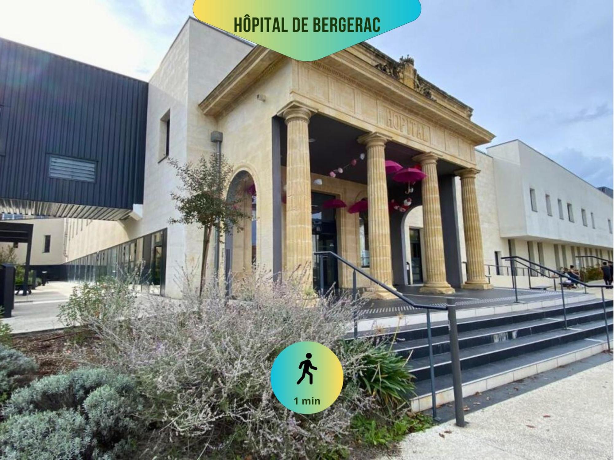 Le Pic'Vert - Free Parking - 400M Hospital - 15Min Train Station & Historic Center - Air Conditionner - Calm & Cosy Bergerac Exterior photo